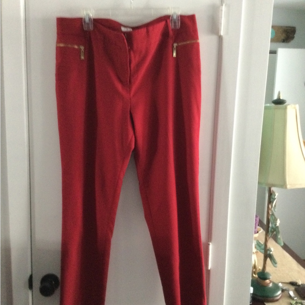 Chaus red ankle pants